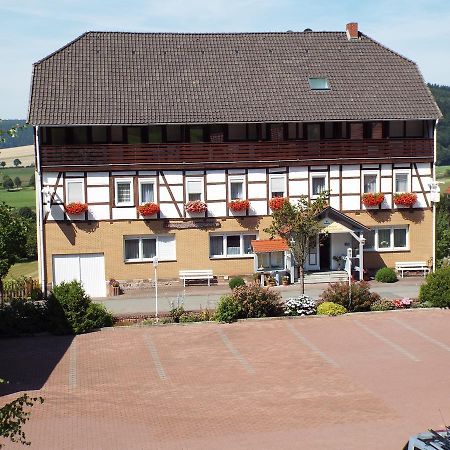 Hotel Garni Zum Reinhardswald Gewissenruh Exterior foto